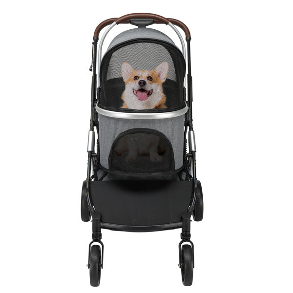 3 in 1 Pet Stroller. Designed for convenience, safety, and style, it's the perfect gift for your beloved furry companions-0