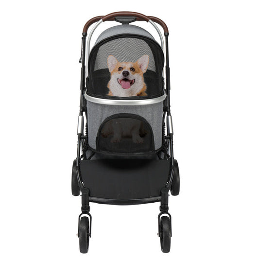 3 in 1 Pet Stroller. Designed for convenience, safety, and style, it's the perfect gift for your beloved furry companions-0